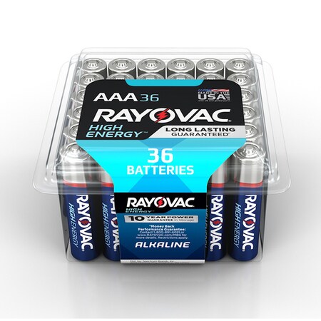 Rayovac Alkaline Aaa Battery 36Pk 824-36PPK